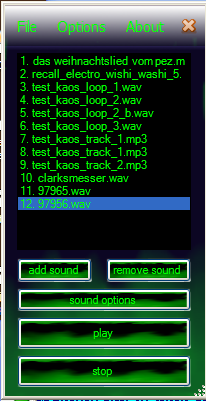Screenshot of SoundBoardmaker 2.0 screenshot of sbm